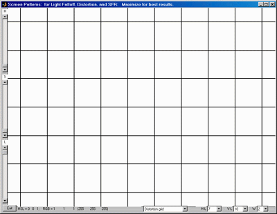 Distortion grid