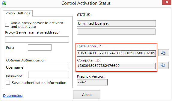 how to get installation id of software