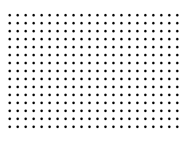 Dot Pattern Test Chart